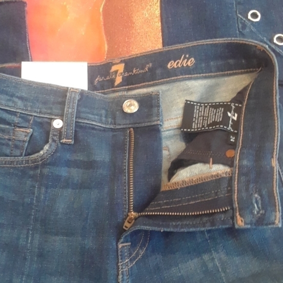 7 For All Mankind edie Jeans Size 24 - Picture 8 of 11